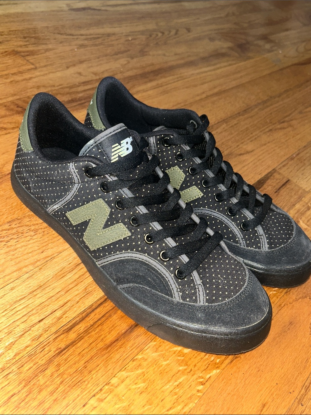 New Balance Numeric 212 'Dinky Dots - Black Leaf Green' Mens 9.5 Like New